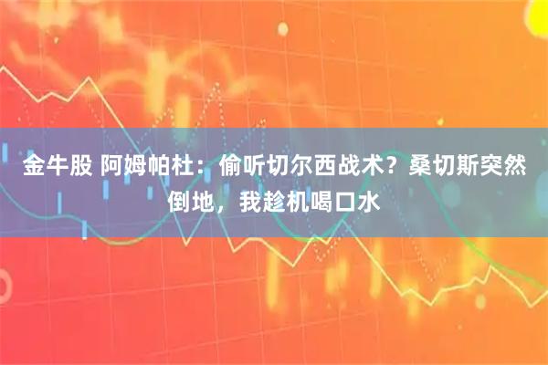 金牛股 阿姆帕杜：偷听切尔西战术？桑切斯突然倒地，我趁机喝口水